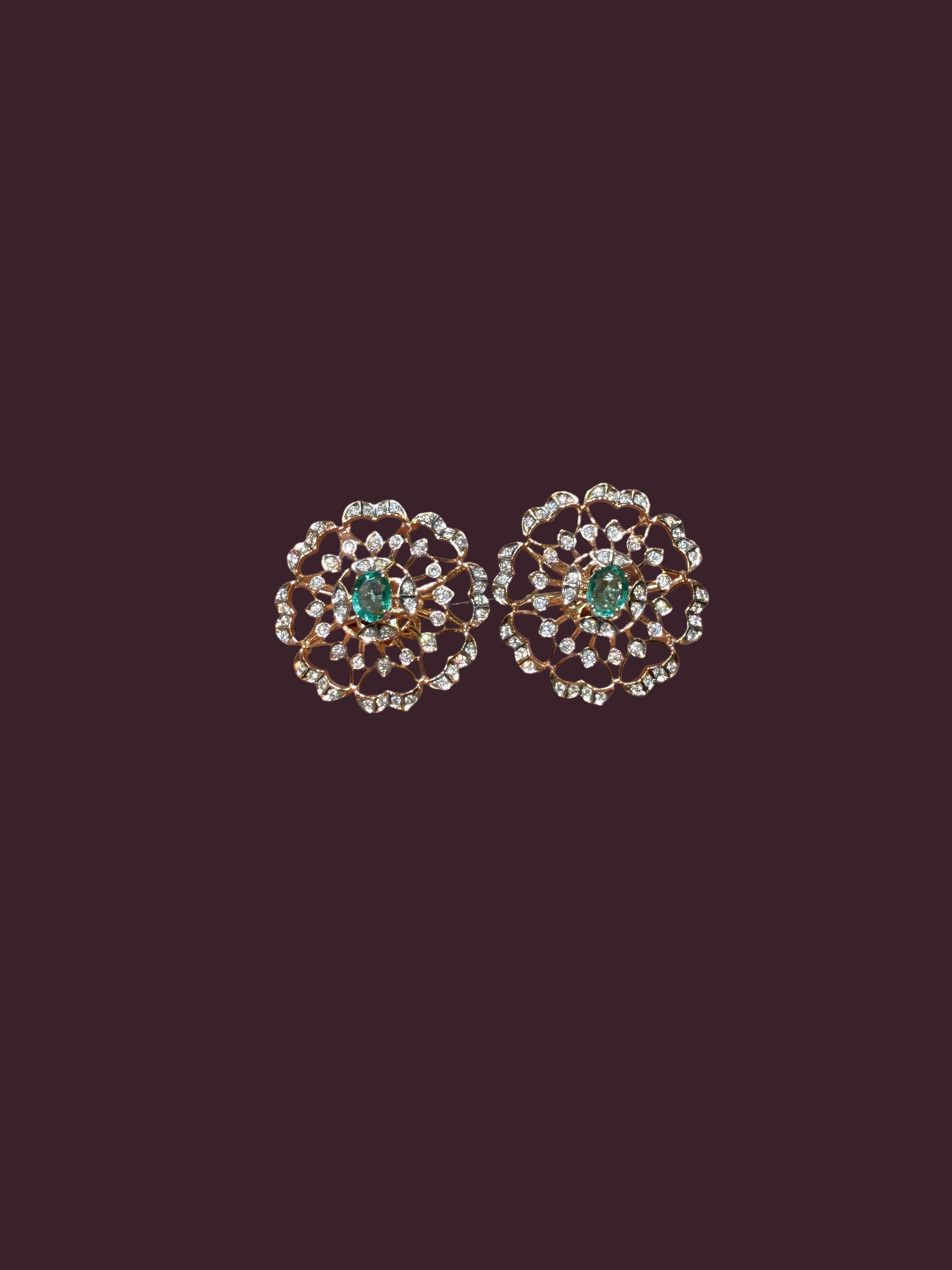 Flower Diamond Studs