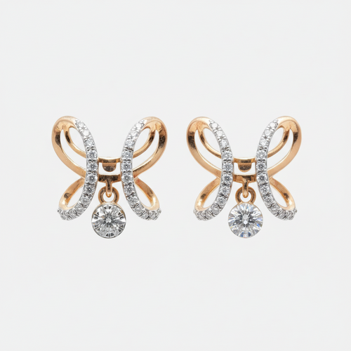 Diamond Infinity Studs